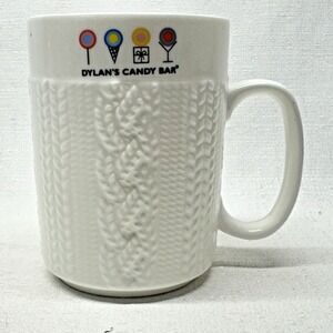 Dylan's Candy‎ Bar Whirly Pop White Cable Sweater Mug